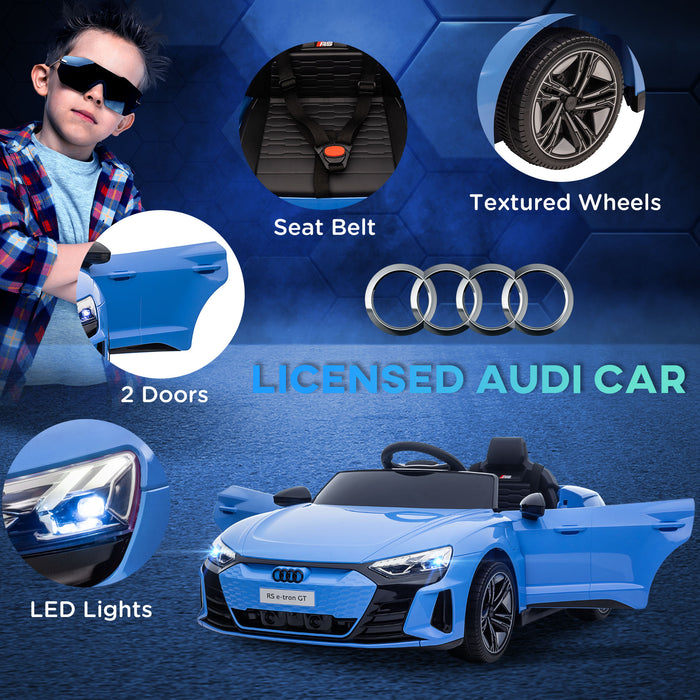 Audi Official Kids' Electric Ride-On Vehicle - 12V Battery-Powered Car with Suspension, LED Lights & Music - Remote-Controlled Toy for Safe & Fun Play