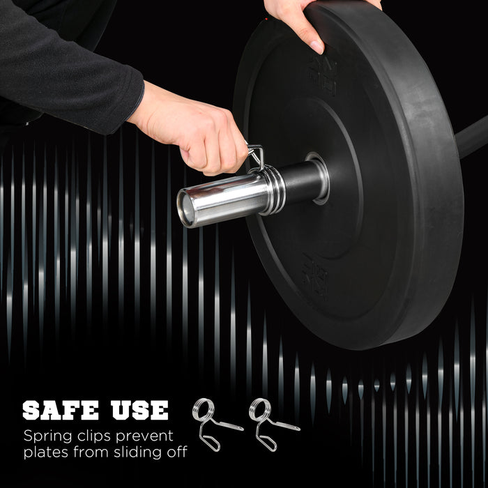 Olympic 120cm EZ Curl Bar with Barbell Jack - 5cm Plate Compatible Curling Bar, 200kg Capacity Deadlift Helper - Perfect for Home Gym Weightlifting & Plate Management