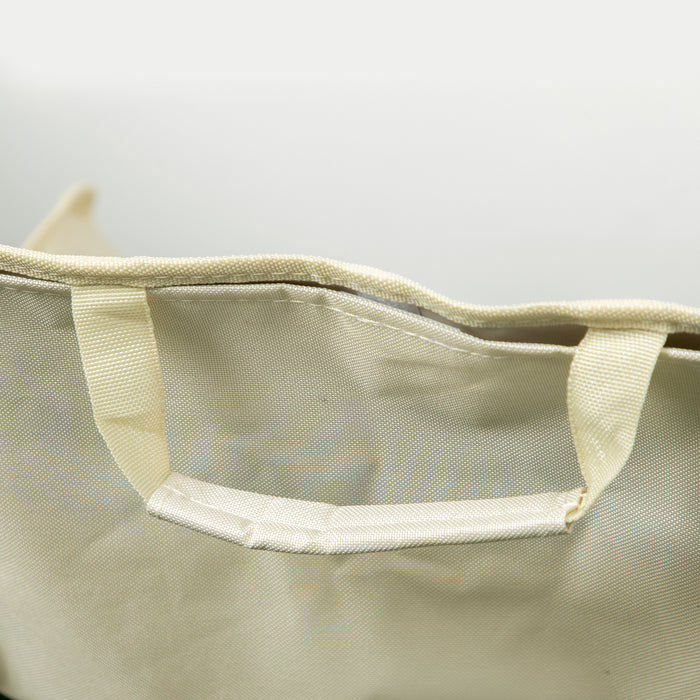 Lightweight Folding Camping Chair with Storage Pocket - Durable Carry Bag Included for Festivals, Beach, Fishing, and Hiking - Easy Transport White Outdoor Seating Solution