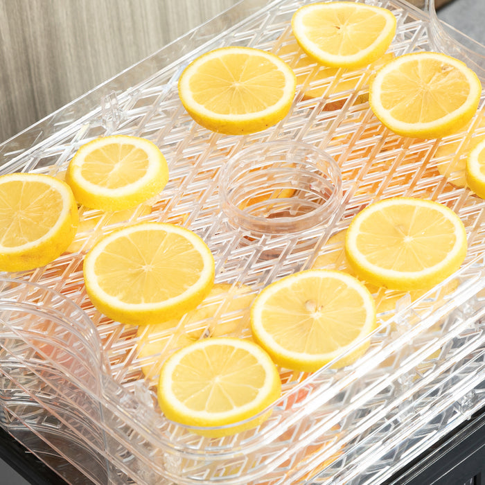 245W Stainless Steel 5-Tier Food Dehydrator - Adjustable Temperature, Timer, LCD Display for Efficient Drying - Ideal for Preserving Fruits, Creating Healthy Snacks