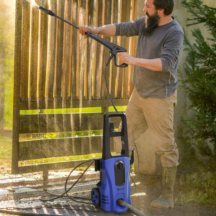150 Bar High-Pressure Washer - 1800W Portable Power Jet Wash Cleaner, 510 L/h Flow - Ideal for Intense Cleaning Tasks & Outdoor Use