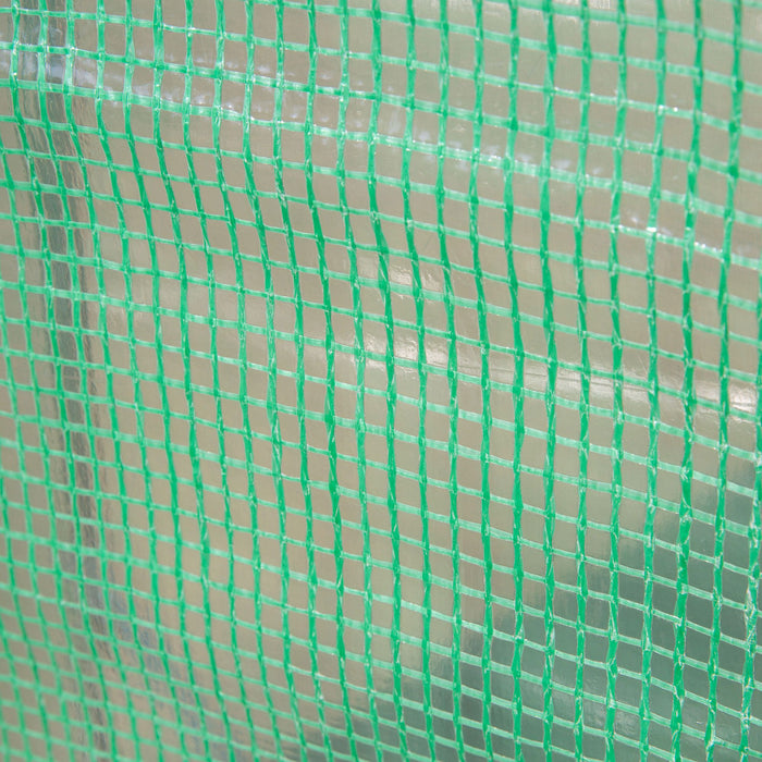 Deluxe Tomato Greenhouse with PE Cover - Double Door and 4-Ventilation Windows, Sturdy Steel Frame - Ideal for Garden Plant Growth, 3x1x2 Meters