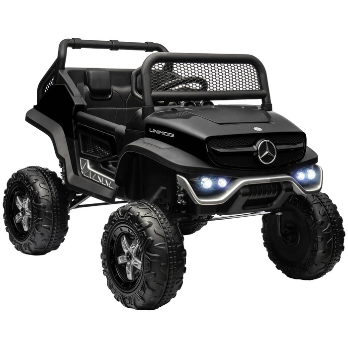Mercedes-Benz 12V Kids Electric Ride-On Car - Battery-Powered Off-Road Vehicle with Remote Control & Lights - Fun and Safe Driving Experience for Children