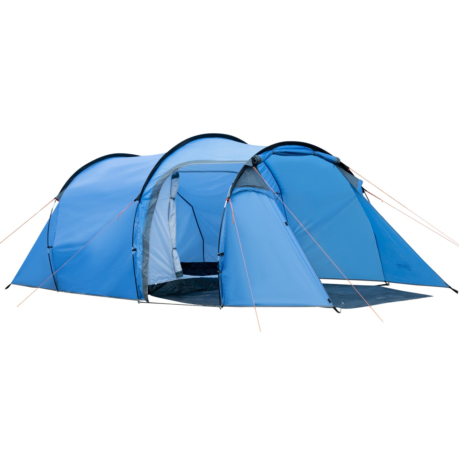 2-3 Person Tunnel Tent with Vestibule - Porch, Air Vents, Rainfly for Weather Resistance - Ideal Camping, Fishing, Hiking, and Festival Outdoor Home Shelter