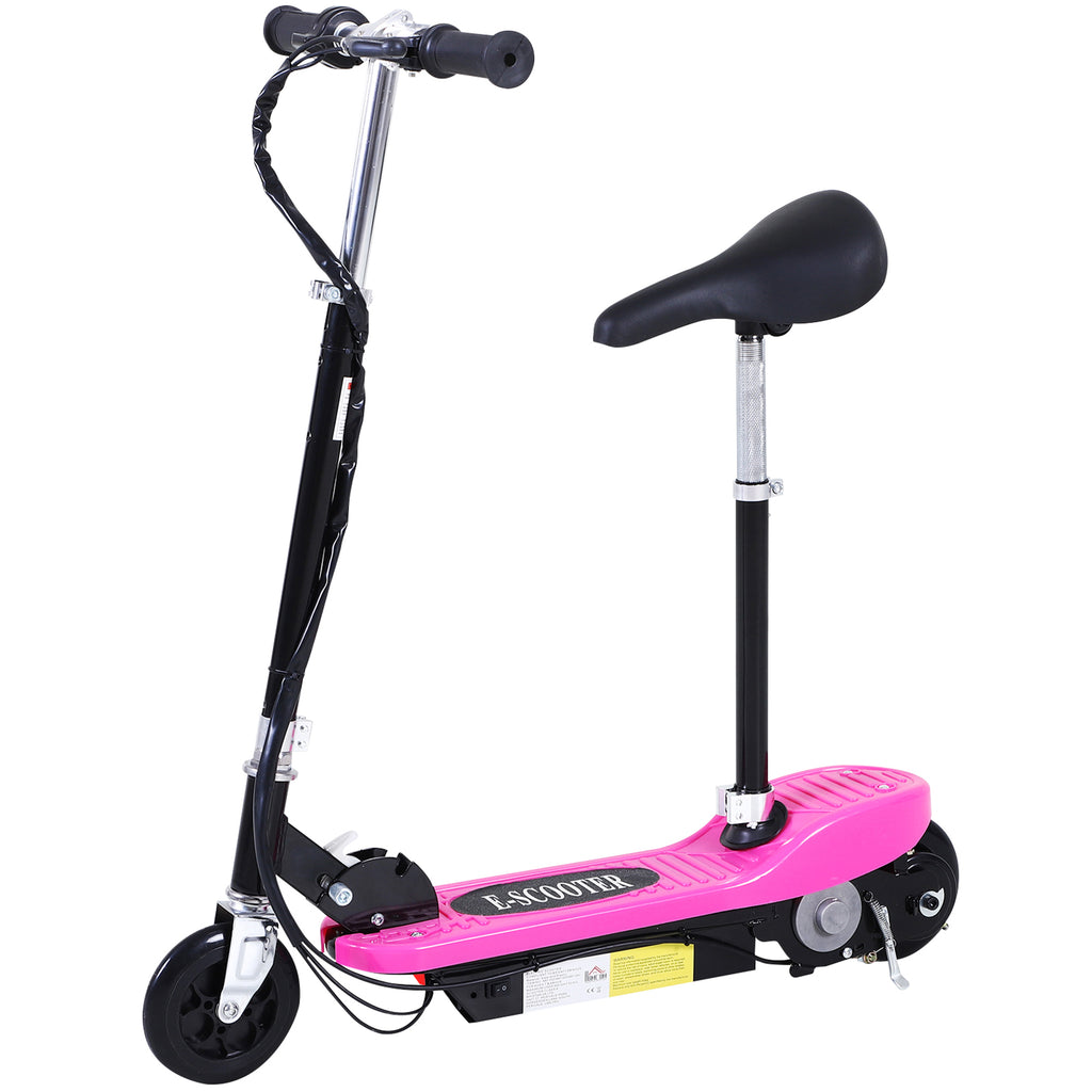 Kids' Electric Ride-On Scooter - 120W Motor, Dual 12V Batteries, Sports Design - Fun Outdoor Riding Toy for Children, Pink