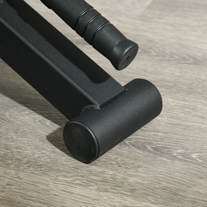 Olympic 120cm EZ Curl Bar with Barbell Jack - 5cm Plate Compatible Curling Bar, 200kg Capacity Deadlift Helper - Perfect for Home Gym Weightlifting & Plate Management