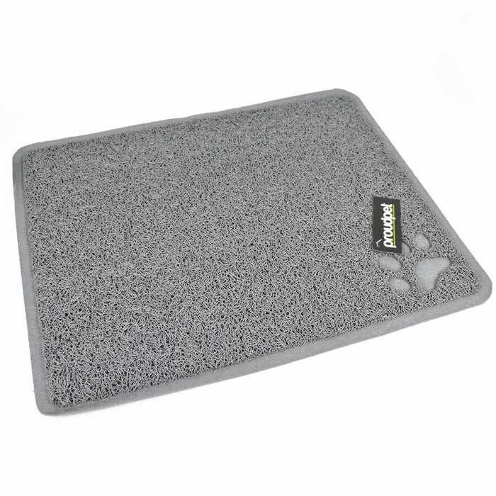Cat Feeding Station Mat - Extra-Large, Non-Slip, Waterproof Pet Placemat - Ideal for Messy Eaters and Multiple Cat Households