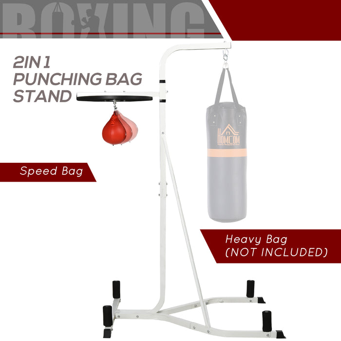 Adjustable Free-Standing Boxing Speed Bag Platform - Heavy-Duty Punching Bag Stand for Reflex Training - Ideal for Boxers and Fitness Enthusiasts