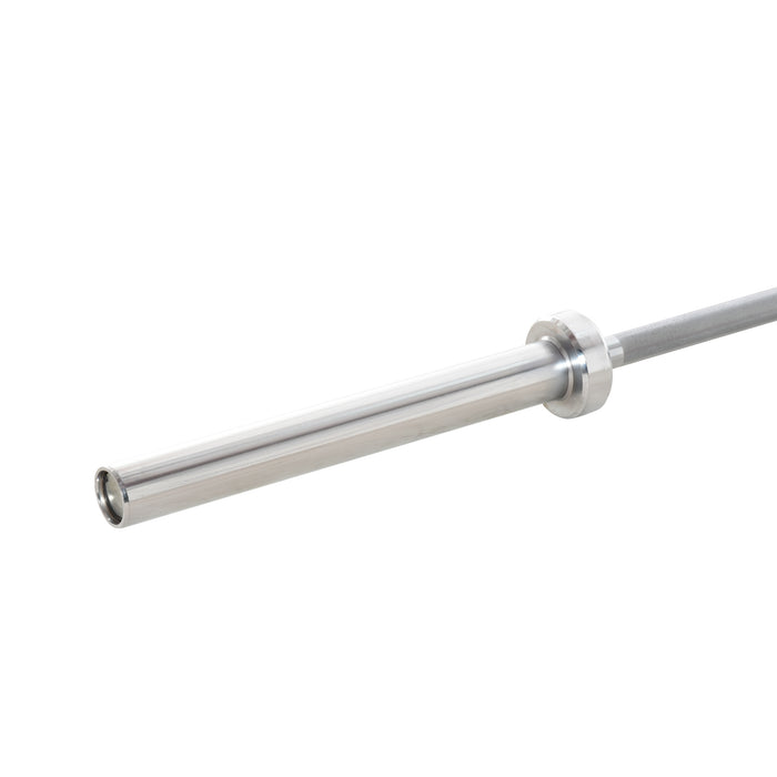 Weight Lifting Barbell Bar 5cm - Solid Steel with Anti-slip Grip & Spring Collars - Ideal for Home Gym & Fitness Enthusiasts