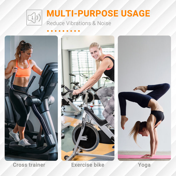 Multi-Purpose Gym Mat 220x120cm - Non-Slip Exercise Equipment Floor Protector for Fitness & Workout Training - Ideal for Home Gyms and Protecting Floors