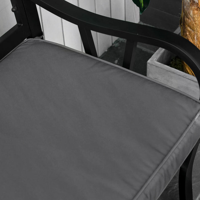2 Seater Garden Bench Cushion - Loveseat Seat Pad for Patio Swing, Indoor & Outdoor Compatible, Grey - Comfort Upgrade for Home & Garden Furniture