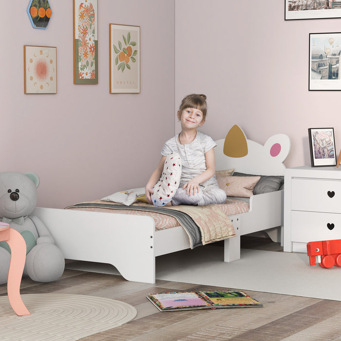 Kids Bedroom Unicorn Toddler Bed - Durable Children's Furniture for Ages 3-6, 143x74x67cm - Ideal Transition Bed for Little Ones