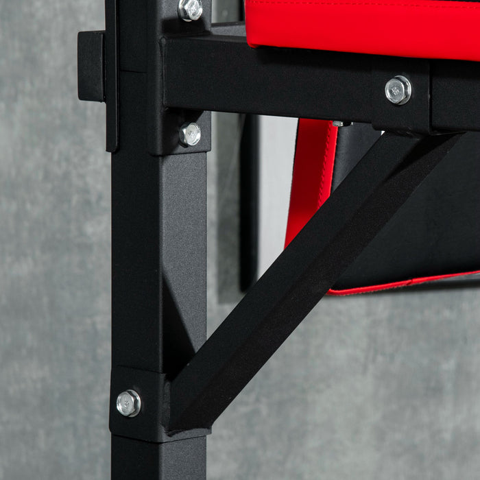 Power Tower Workout Station - Multifunctional Exercise Equipment with Pull Up Bar, Dip Stand, and Push Up Handles - Ideal for Home Gym Fitness Enthusiasts