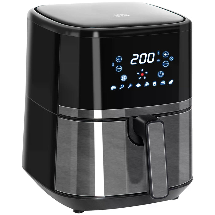 4.5L Digital Air Fryer 1500W - High-Efficiency Cooking with Adjustable Temp and Timer, Easy-Clean Nonstick Basket - Ideal for Health-Conscious Home Chefs