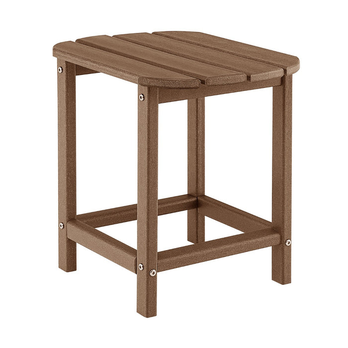 HDPE Material Adirondack Table - Weather-Resistant, Durable Side Table in Black - Ideal for Outdoor Spaces and Patios