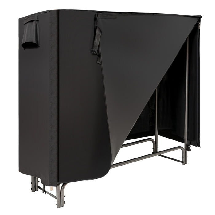 Log Rack 123 cm - Firewood Storage Solution - Ideal for Compact and Organized Log Keeping