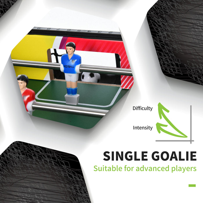 Competition-Sized 2.8ft Foosball Table - Indoor Arcade Football Game Experience - Perfect for Game Rooms & Bars Entertainment