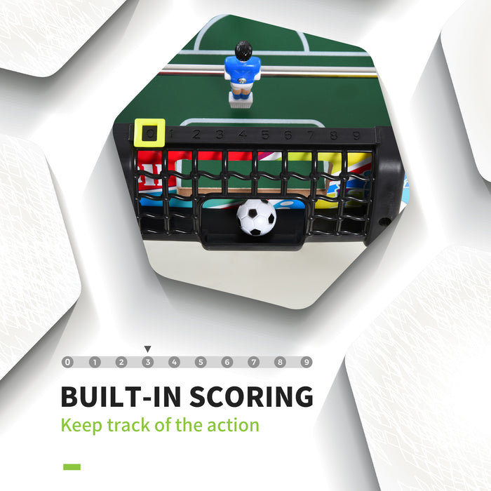 Competition-Sized 2.8ft Foosball Table - Indoor Arcade Football Game Experience - Perfect for Game Rooms & Bars Entertainment