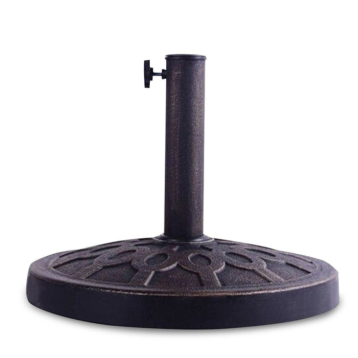 Resin Patio Umbrella Base - Suitable for 38-48 mm Umbrella Pole - Perfect Stability Solution for Outdoor Umbrellas
