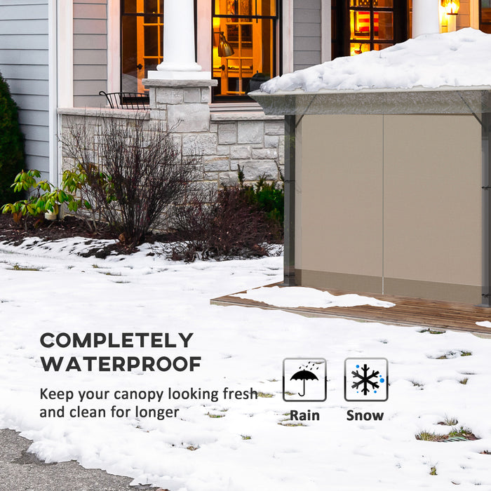 3x3m Gazebo Canopy Cover - Waterproof and Protective Outdoor Shelter Accessory - Ideal for Garden Tents and Canopies