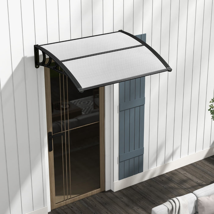 Outdoor Patio Awning - Front Door Overhang for Sunlight, Rain, Snow, and Wind Protection - Ideal for Providing Shelter and Protection against Weather Elements