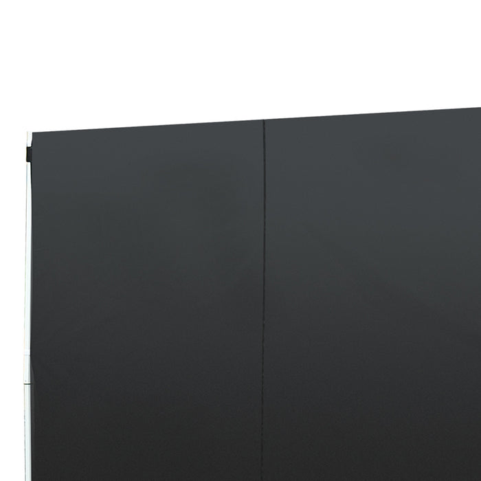 3M Gazebo - Interchangeable Side Wall Panels in Black - Ideal for Outdoor Shelter and Privacy