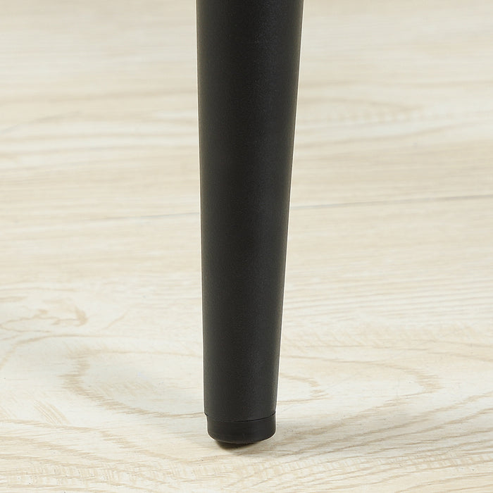 Velvet-Touch Fabric Counter Height Bar Chairs - Set of 2 Sturdy Steel-Legged Kitchen Stools with Backs - Stylish and Comfortable Dining Seating for Home