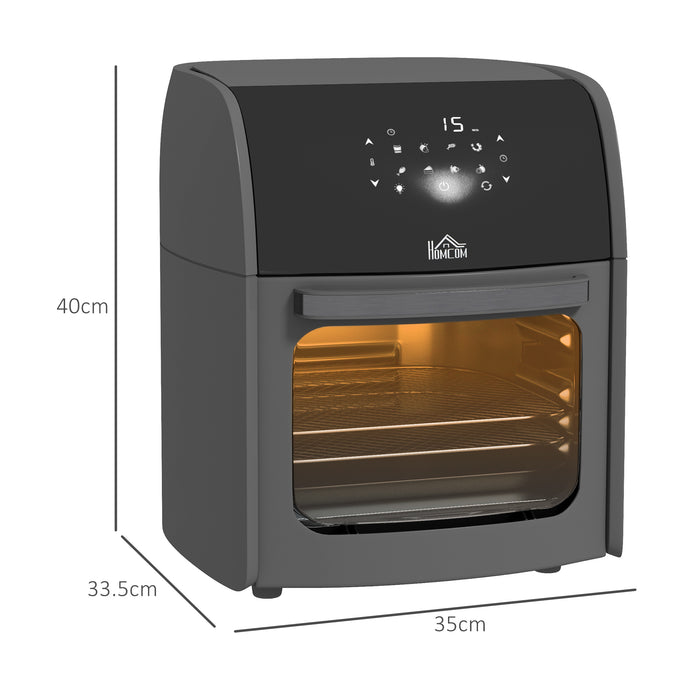 12L Rapid Air Circulation Digital Air Fryer Oven with 8 Preset Modes - 1800W Memory Function for Efficient Cooking - Smart Kitchen Appliance for Health-Conscious Foodies