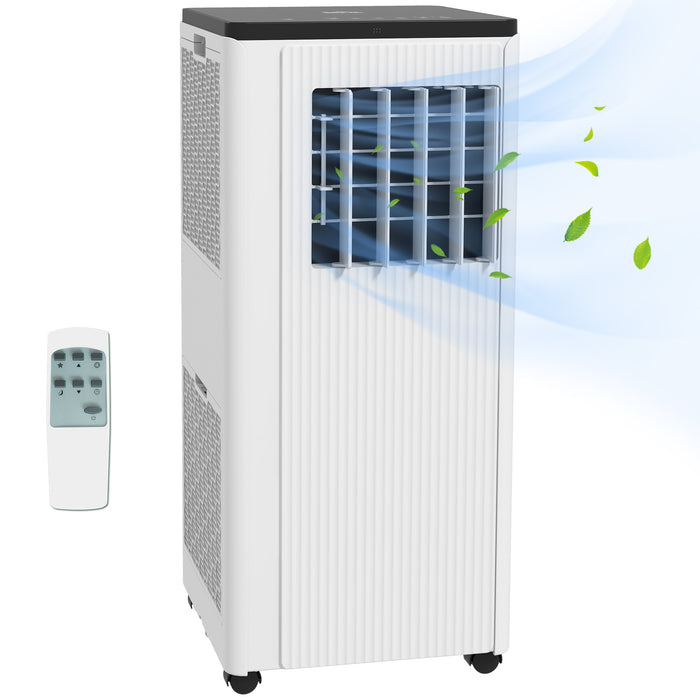 9000 BTU Portable AC - Smart WiFi Air Conditioner with Dehumidifier & Fan, 24-Hour Timer, 20m² Coverage, Includes Window Kit - Ideal for Home & Office Comfort