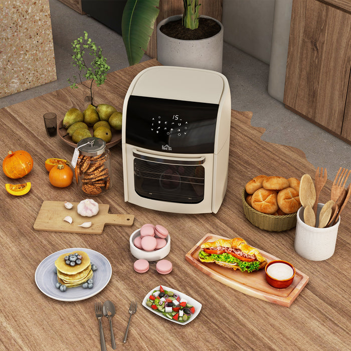 Rapid Air 1800W Digital Air Fryer Oven - 12L Capacity with 8 Preset Modes & Advanced Air Circulation - Memory Function for Health-Conscious Cooks & Busy Households