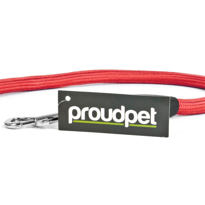Heavy-Duty Dog Rope Leash with Secure Collar Hook - 1.5m Length, Vibrant Red Color - Ideal for Walking and Training Pets