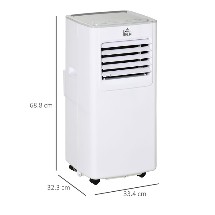 Portable 7000 BTU Air Conditioner - Cooling, Dehumidifying, and Ventilating AC Unit with LED Display - Includes Remote Controller for Bedroom Comfort