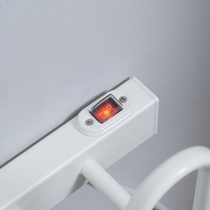 Electric Shoe Dryer 2-Pack - Wall Mounted Boot & Shoe Warmer with Constant Temperature - Perfect for Drying Leather Footwear, Socks, White