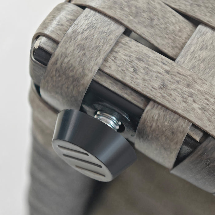 Garden PE Rattan Planter with Trellis - Free Standing Raised Flower Bed for Climbing Plants, 33L Capacity - Ideal for Outdoor Gardening, 84x30x107cm in Light Grey