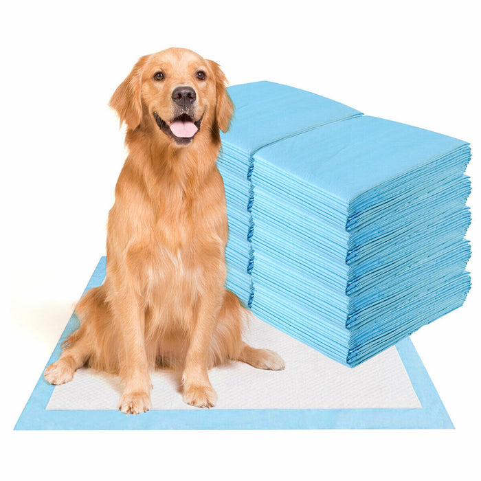 Pet Pee Pads - 5-Layer Design Available in 4 Different Sizes - Ideal for House Training Pets, Preventing Spills and Odors