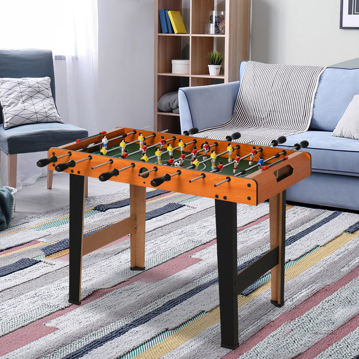 Soozier Foosball Table - Heavy Duty, 8 Rods, 84.5cm, Includes 2 Balls - Perfect for Arcades, Pubs, and Game Rooms