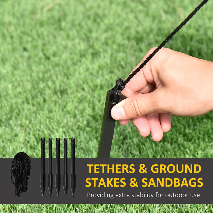 Inflatable 12ft Halloween Skeleton Ghost - Blow-Up Yard Decoration with LED Lighting and Disco Effect - Perfect for Spooky Outdoor Festivities