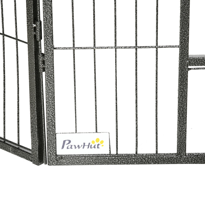 Heavy Duty 16-Panel Dog Playpen with Dual Entries - Portable Indoor/Outdoor Puppy Enclosure, 60cm Height - Ideal for Safe Pet Play & Training
