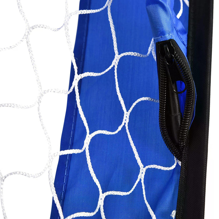Kids 2-in-1 Soccer Pop-Up Goal - Dual-Function Target and Net for Backyard Sports - Ideal for Youth Practice & Outdoor Play