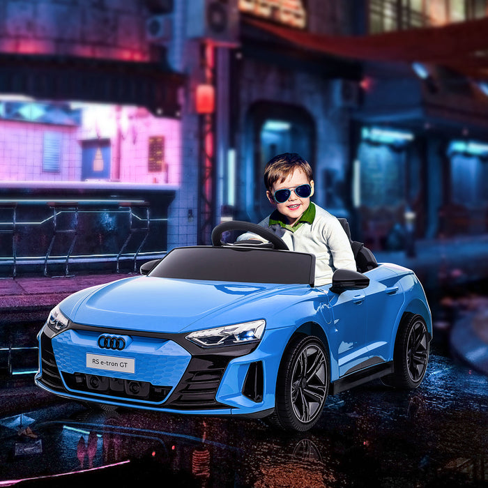 Audi Official Kids' Electric Ride-On Vehicle - 12V Battery-Powered Car with Suspension, LED Lights & Music - Remote-Controlled Toy for Safe & Fun Play