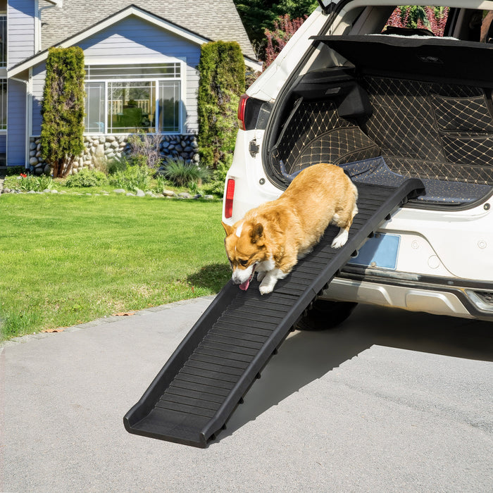 Foldable Animal Access Assist - Non-Slip Dog Ramp for Cars, Trucks, and SUVs - Easy Portable Solution for Elderly and Injured Pets