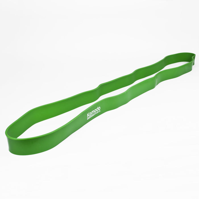 Extra-Wide 45mm Green Resistance Band - Durable Stretch Fitness Equipment - Ideal for Strength Training and Muscle Toning