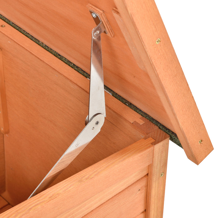 Deluxe Bunny Villa - Elevated Small Animal Hutch with Openable House and Enclosed Run - Ideal for Guinea Pigs, Rabbits, and Ferrets