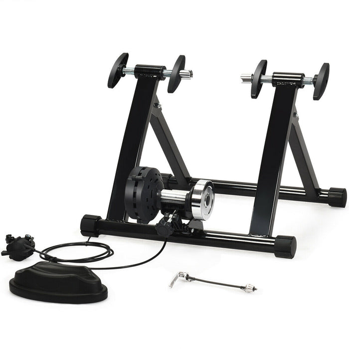 Indoor Bicycle Trainer Stand - 8 Adjustable Resistance Levels - Ideal For Indoor Cycling & Fitness Enthusiasts