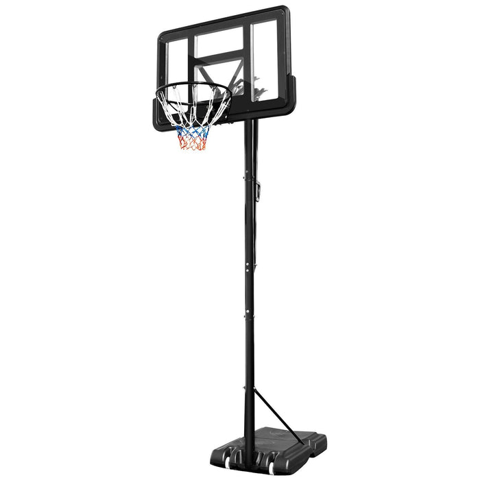 Adjustable Height Basketball Stand 2.45M-3.05M - Portable Sports Equipment for Kids and Adults - Ideal for Improving Basketball Skills and Fun Family Play