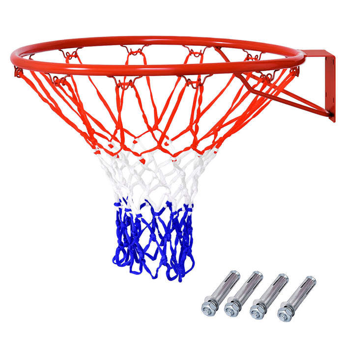 46cm Basketball Rim Replacement - Ideal for Kids and Adults - Solves Problem of Worn Out Hoops