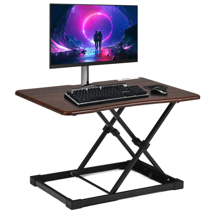 Desk Riser - Height Adjustable with Easy Lift Feature - Ideal for those seeking Improved Ergonomics at Work