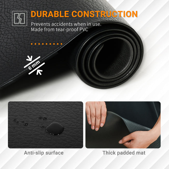 Multi-Purpose Gym Mat 220x120cm - Non-Slip Exercise Equipment Floor Protector for Fitness & Workout Training - Ideal for Home Gyms and Protecting Floors