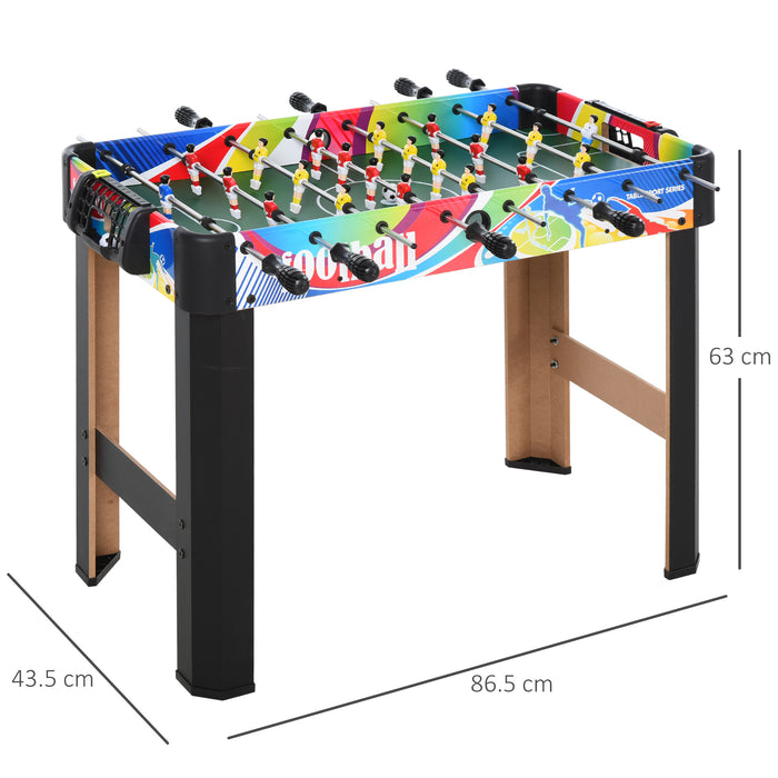 Competition-Sized 2.8ft Foosball Table - Indoor Arcade Football Game Experience - Perfect for Game Rooms & Bars Entertainment