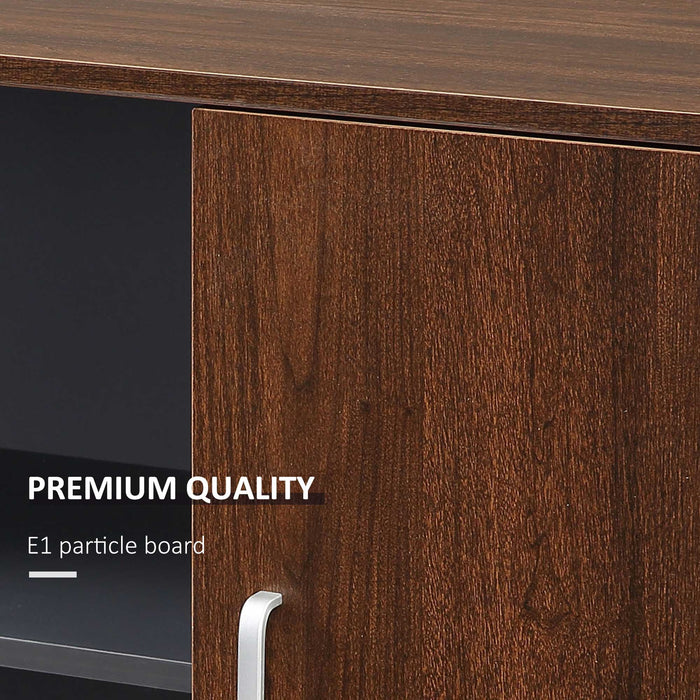 Mobile File Cabinet on Wheels - Legal & Letter-Sized Filing System with Printer Stand - Wooden Storage Solution for Home Office Organization